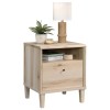 Sauder Willow Place Engineered Wood Nightstand in Pacific Maple