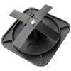 Deltech Manufacturing 5" Square Light Pole Top Cap Rounded Corner