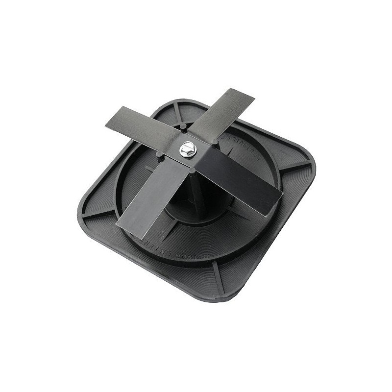 Deltech Manufacturing 5" Square Light Pole Top Cap Rounded Corner