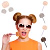 Fruidles Orange & Grape Pumpkin Tattoo Lollipop Suckers Candy, Great