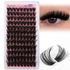 Focipeysa Fluffy Lash Clusters 100D Eyelash Clusters 10-18mm Fluffy Volume