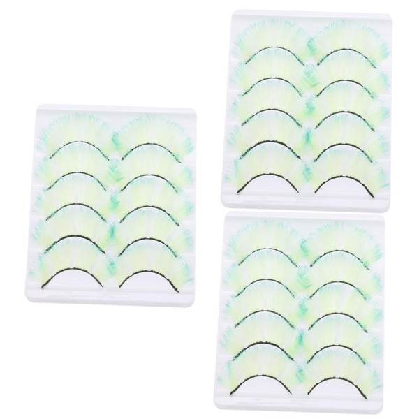 Ipetboom 3sets Eyelash Extension Supplies Comfortable Fake Eyelashes for Women