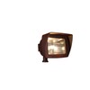 3W LED Low Voltage Landscape Lighting Flood Light Rust Finish