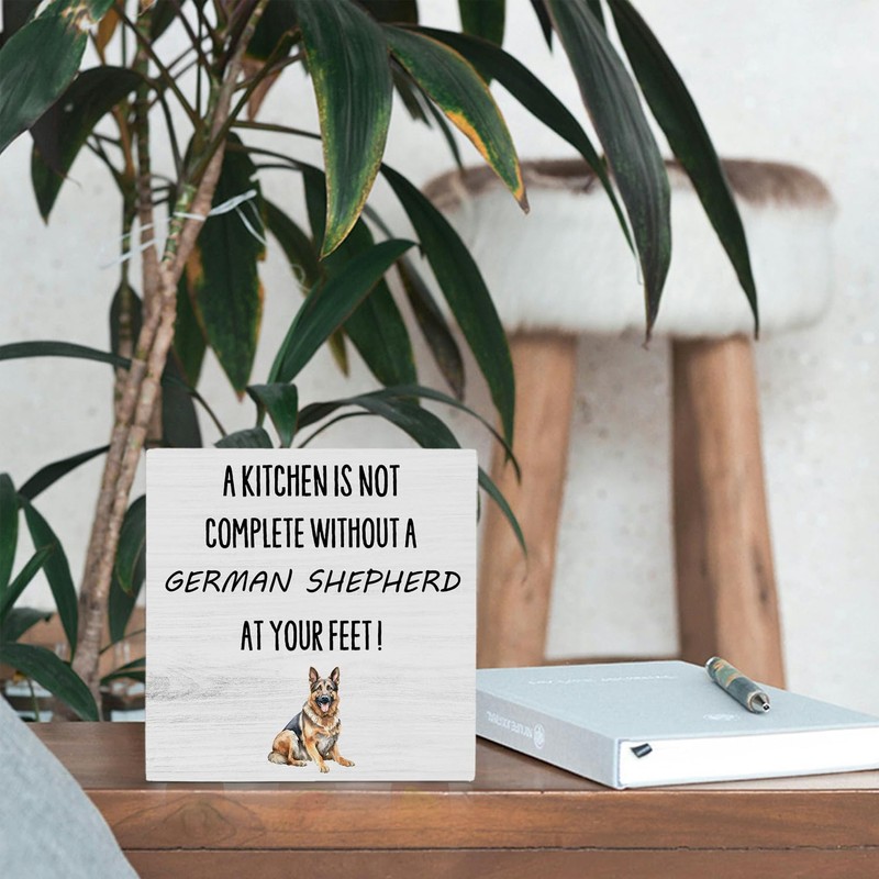 Funny Kitchen Signs - German Shepherd Gifts For Women,German Shepherd