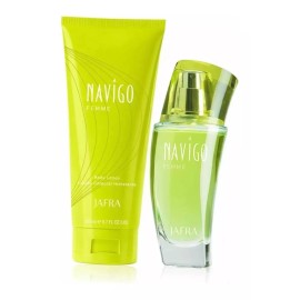 Jafra Navigo Femme Para Mujer + Locion En Crema Hidratante