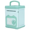 Fingerprint Password Cash Piggy Bank for Kids Auto Scroll Paper