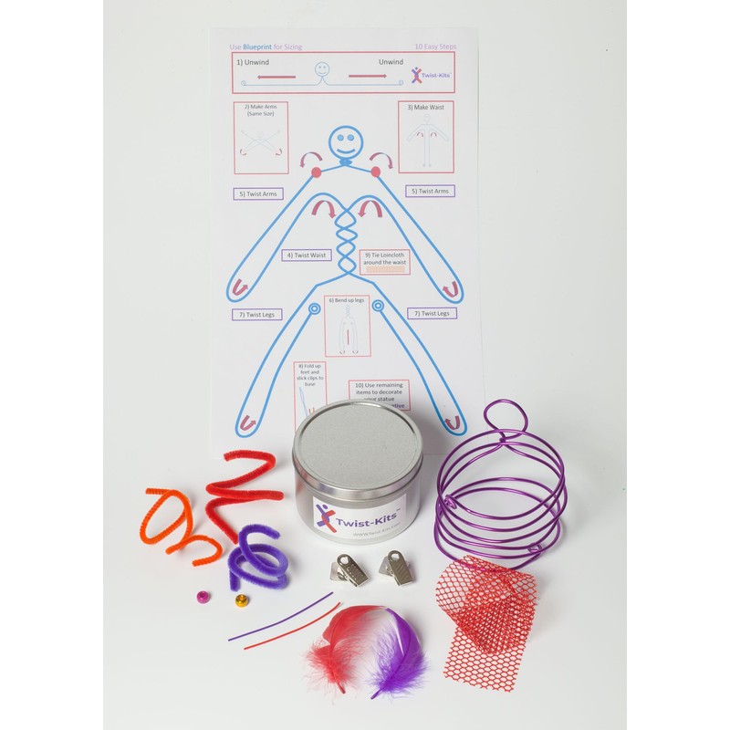 Terry Twisty (Medium Bend) - DIY Creative Wire Statue Kit