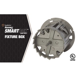 Southwire -MSBST250 Fixture and Ceiling Electrical Box Smart Box Shark Tooth with Hole Saw