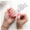 WOONEKY 10pcs Star Shape Nail Charms Rhinestone Manicure Jewelry for