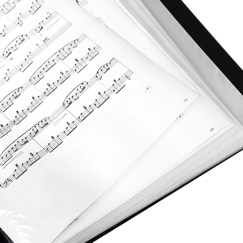 Yueser Music Folder, Choir Folder, White Music Folder A4, 80