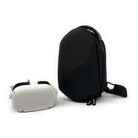 Good E's VR Headset Hard Carrying Case for VR Oculus Quest 3/3S/2/Vision Pro-Elite Strap Version/KIWI/BOBOVR Head Strap-Headset & Touch Controller VR Accessories-Travel & Home Storage Full Protection