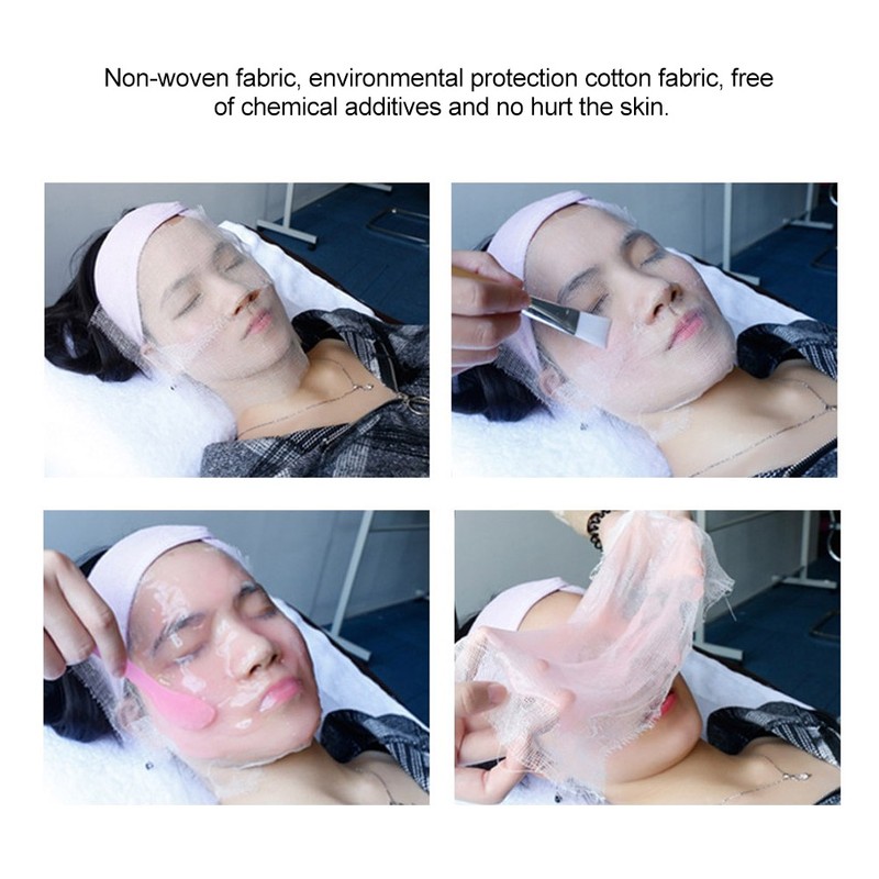 100pcs Disposable Beauty Facial Mask Soft Mask Skin Care Beauty