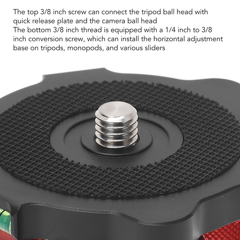 LP64 Camera Photography Tripod Leveler Tri Wheel Leveling Base Tripod