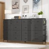 Lulive Dresser for Bedroom with 10 Drawers, Chest of Drawers