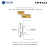 Hickory Hardware P244-CLX Variable Overlay - Easy Installation - Traditional