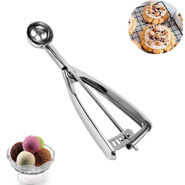 Cookie Scoop for Baking,Small Size 18/8 Stainless Steel Durable Cupcake