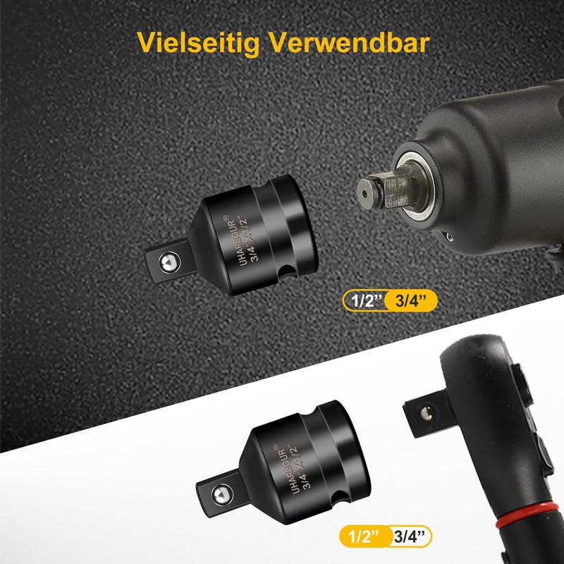 UHARBOUR Adapter 3/4" to 1/2", 3/4" to 1/2" Adapter, 3/4"