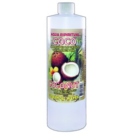 MISTIC 1 BOTTLE COCONUT SPIRITUAL WATER-COCO AGUA ESPIRITUAL 16 OZ.-MAGICK PAGAN