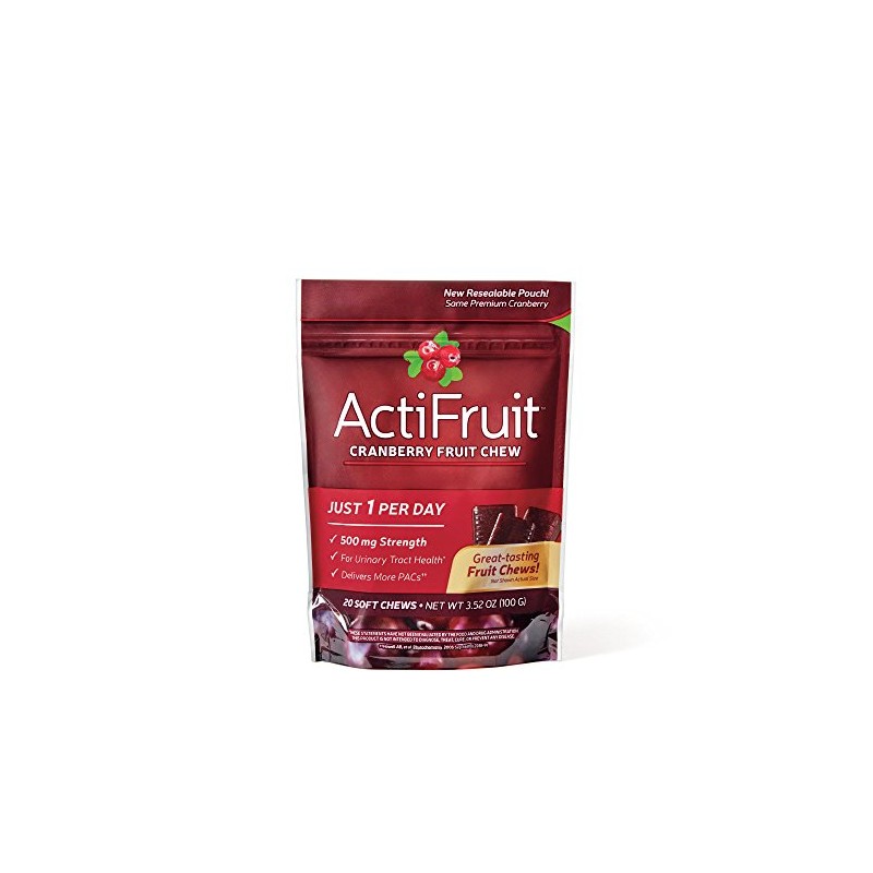 ENZYMATIC THERAPY Actifruit Cran-Max Soft Chews, 20 CT