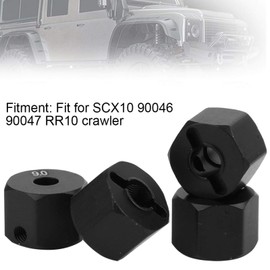 Wheel Hex Hub, Eco-friendly Crawler Wheel Hex Hub, 4 Pieces High Performance Abrasion Resistant Durable RC Crawler RC Wheels (9.0mm)