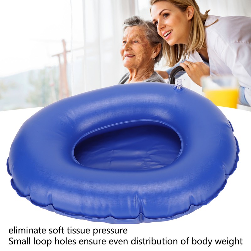 Inflatable Seat Cushion Breathable Prevent Bed Sores Portable Wheelchair Air