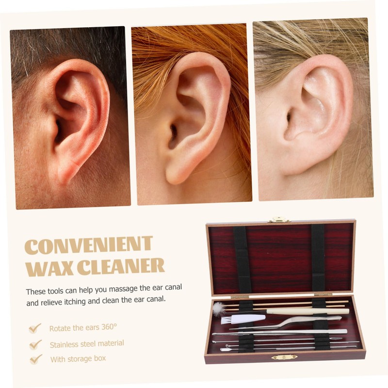 SAFIGLE 1 Set Ear Cleaning Tool Wear Resistant Household Ear