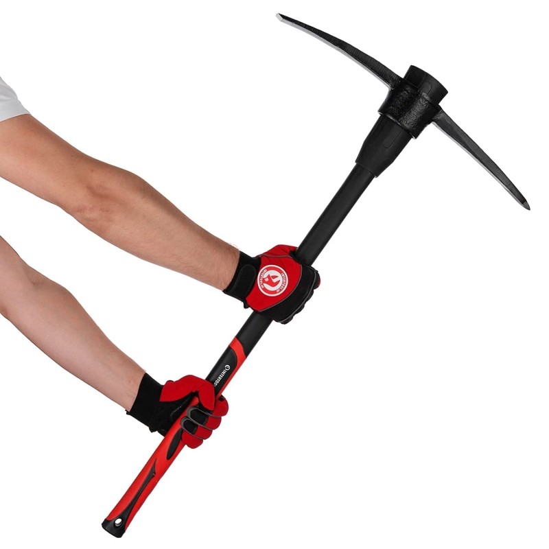 INTERTOOL Pick Mattock for Digging Cutter Pickaxe Fiberglass Anti-Slip Grip