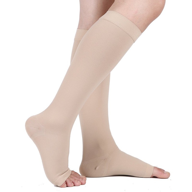 Compression Socks, 20-30 mmHg Graduated Knee-Hi Compression Stockings for Unisex,