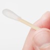 Hohopeti Dual-ended Cotton Swabs Count Long Bamboo Makeup Removal and