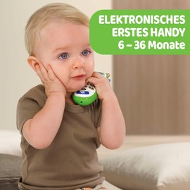 Chicco Baby Foto Handy, Spielzeughandy mit Lichtern und Geräuschen, Kinder-Spielzeugtelefon mit Vibration und 10 Klingeltönen, Spielhandy, Baby-Geschenk, Kinderspielzeug von 6 Monaten bis 3 Jahren