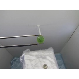 Loose Natural Nephrite Green Jade Round Cabochon