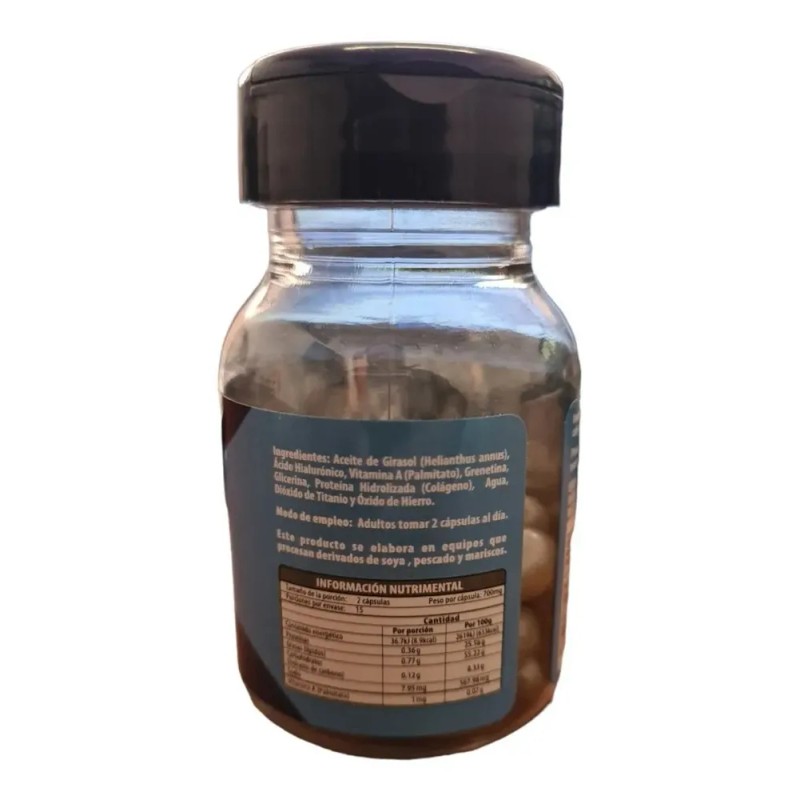 Ácido Hialurónico + Vitamina A+ Colágeno C/30 Caps Naturagel Sabor