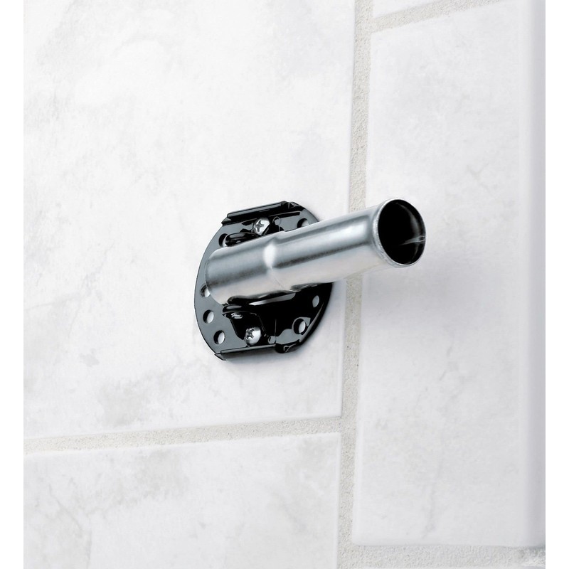 Moen Brushed Nickel 5-Foot Curved Fixed Mount Shower Curtain Rod