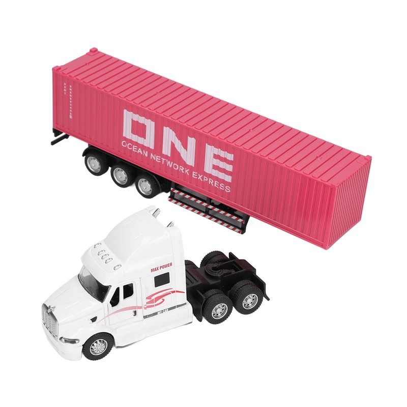Container Truck Model 1:48 Vivid Exquisite Beautiful Decorative Toy Ornament