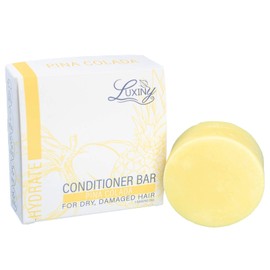 Luxiny Natural Conditioner Bars for Hair, Made in USA, a Sulfate Free Conditioner Bar for up to 70 Uses at Home or as a Travel Conditioner – Normal to Dry Hair, 50g (Pina Colada)
