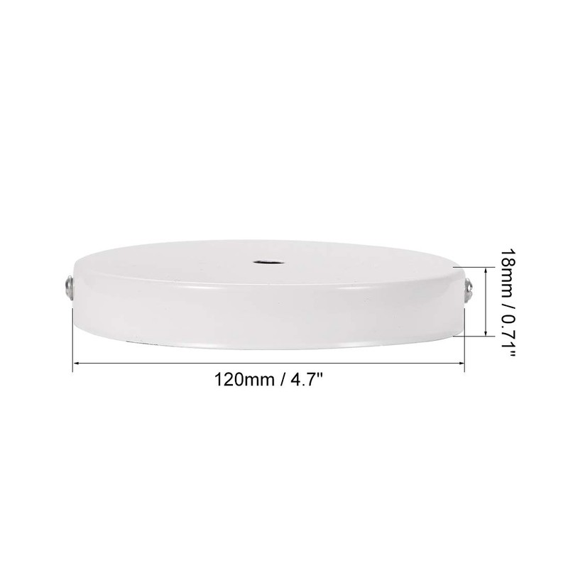 sourcing map Lamp Metal Ceiling Canopy, Retro Light Canopy Set,