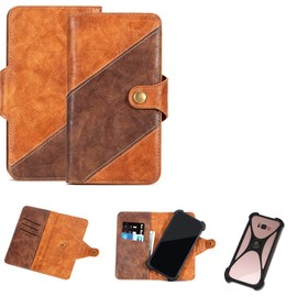 K-S-Trade Qualitativ & Innovativ Handyhülle Schutzhülle Bookstyle Case Wallet-Case Für LG Electronics Fortune 3 Cover Klapphülle Kantenschutz