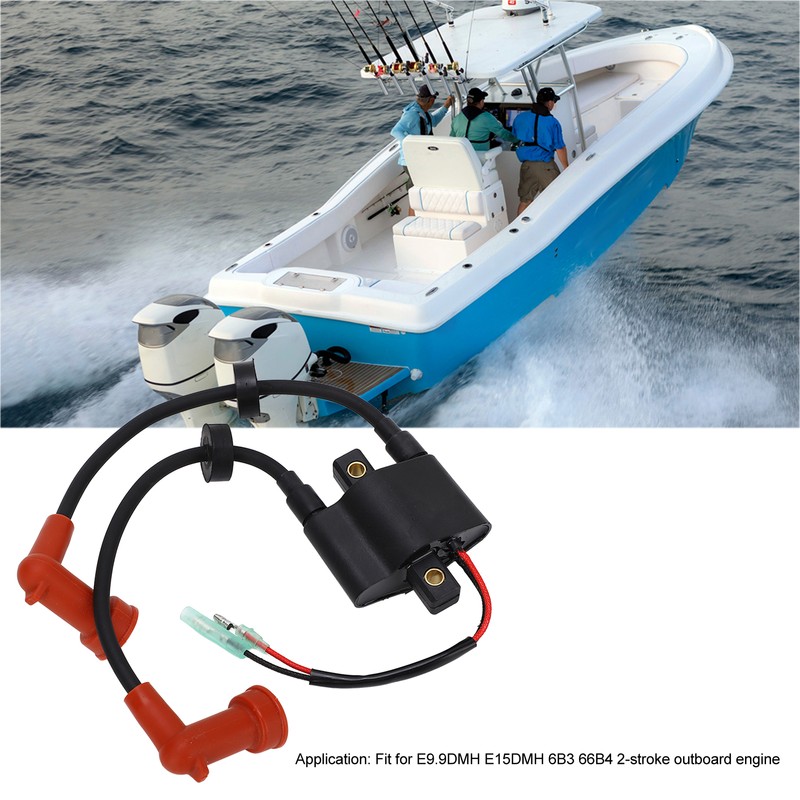 Outboard Ignition Coil Vibration Resistant Sensitive Fit for 9.9D 15D