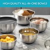 Belwares Mixing Bowls with Lids Set of 5 - Stainless