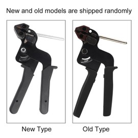 Stainless Steel Cable Tie Gun Automatic Tensioner Cutter Tool Self locking Metal Zip Ties Kit