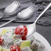 2 Pcs Stainless Steel Sporks - Long Handled Multifunctional Utensils