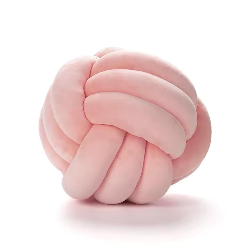 Knot Ball Throw Pillow for Sofa and Bedroom Decor –