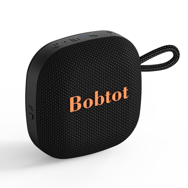 Bobtot Portable Bluetooth Speakers, Wireless IPX7 Waterproof Mini Speaker with