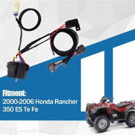 CULMKARI- Shift Wiring Harness Kit Fits for 2000 2006 Honda Rancher 350 ES Te Fe Bypass Angle Sensor Shift Motor Computer Harness