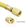 sourcing map Charging Hose 1/4 SAE Thread 4.92 Ft Length