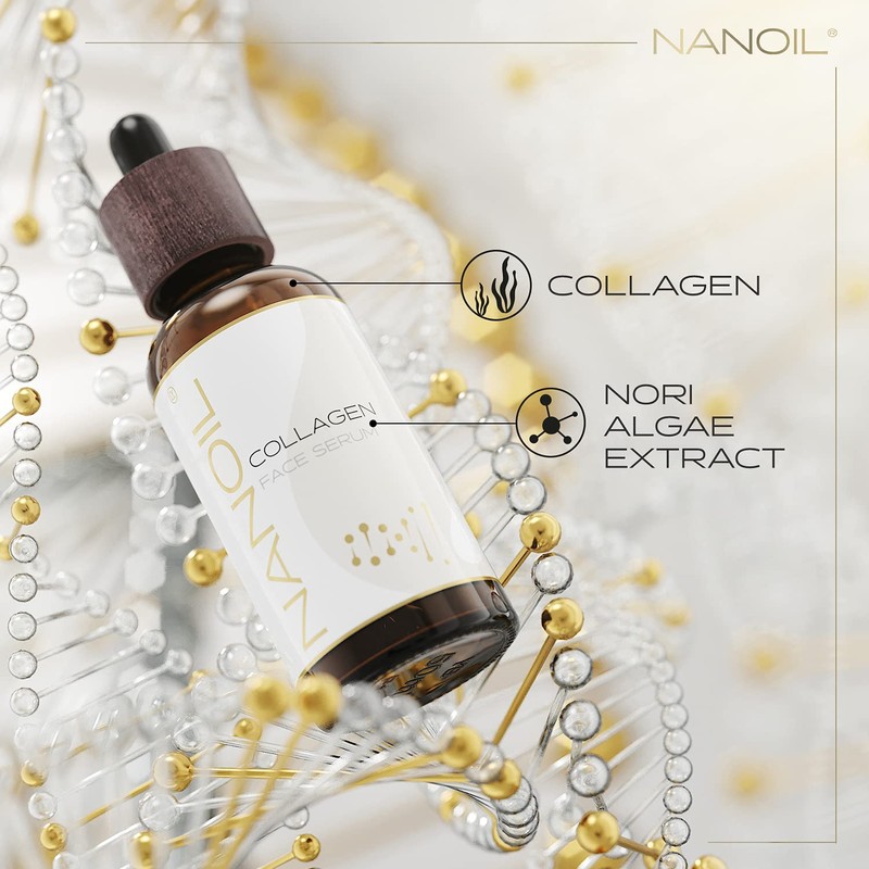 Nanoil Facial Serum with Collagen - Smoothing Rejuvenating Anti-Ageing Serum