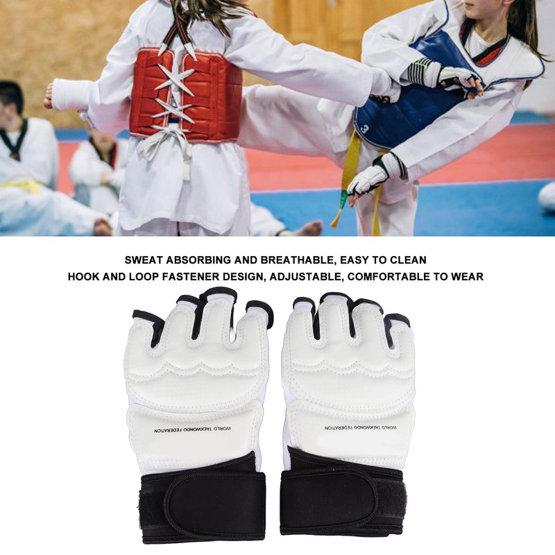 Half Finger Boxing Gloves Adjustable Comfortable for Kickboxing Fighting Punching