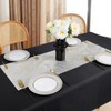 FAVE Gold Table Runner 35.5 Inches Dining Table Runner Waterproof