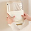 Wall Mounted Chopstick Holder with Hooks Self Adhesive Wall Mounted