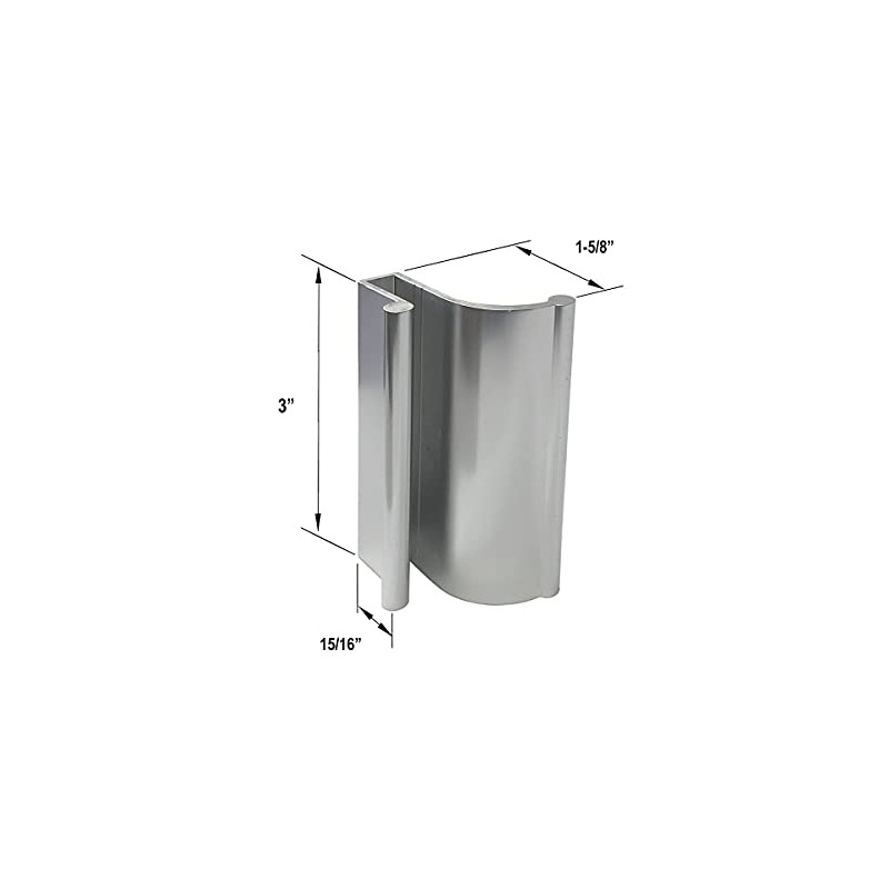 Gordon Glass® Chrome Tub Enclosure and Sliding Shower Door Pull